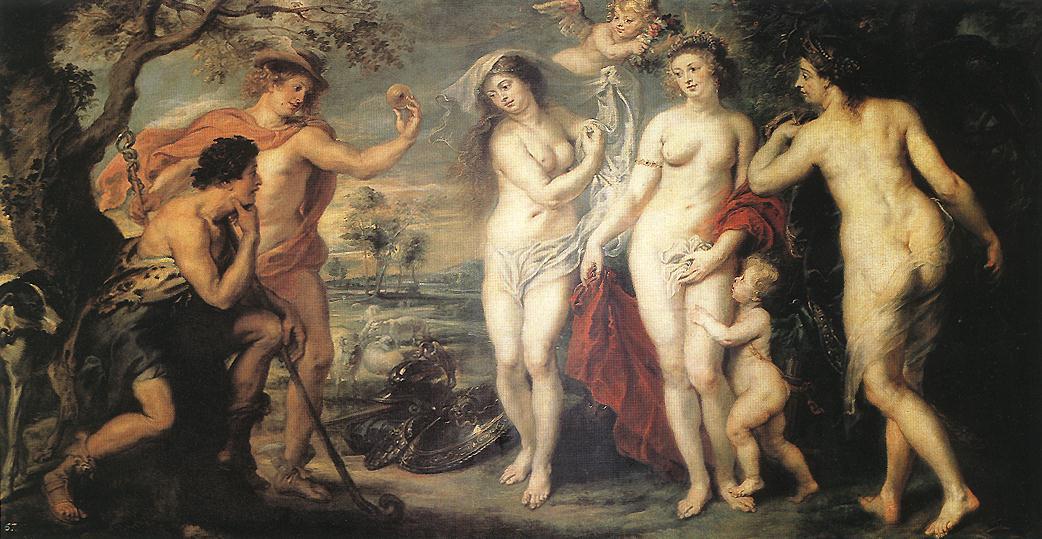 The Judgment of Paris por Peter Paul Rubens