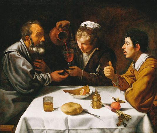 The Farmers' Lunch por Diego Velázquez