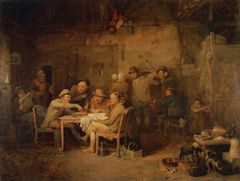 The Village Politicians por David Wilkie